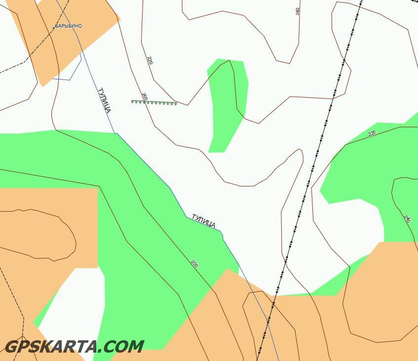 спутниковая карта тульская область