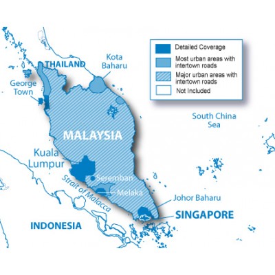 Сингапур и Малайзия NT 2018.40 - карта для навигаторов GARMIN