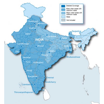 Индия 2016.40 NT - карта для навигаторов GARMIN