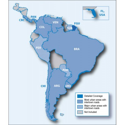 Южная Америка NT 2021.10 - карта для навигаторов GARMIN