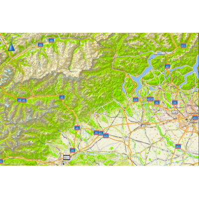 Европа рекреационная топографическая карта для Garmin v 4