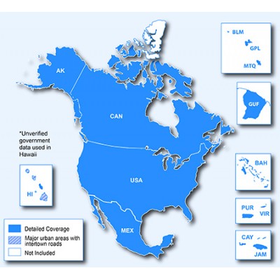 Северная Америка NT 2023.10 - карта для навигаторов GARMIN