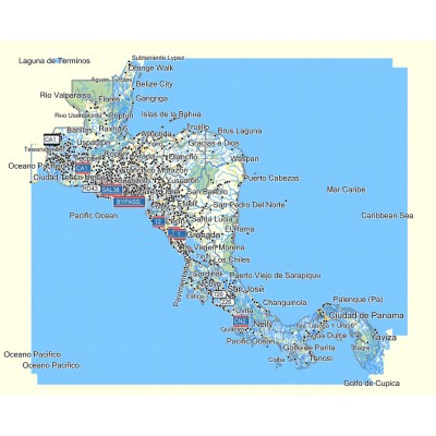 Центральная Америка 3.4 - карта для навигаторов GARMIN