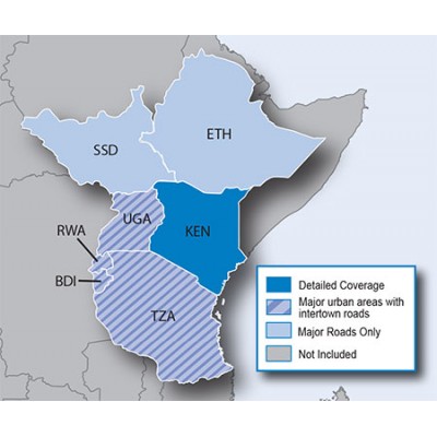 Восточная Африка NT 2017.10 - карта для навигаторов GARMIN