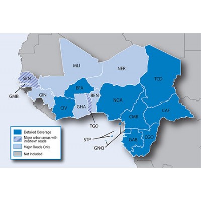 Западная Африка NT 2016.20  - карта для навигаторов GARMIN