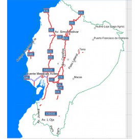Эквадор 2021 Авто + Топо - карта для навигаторов GARMIN