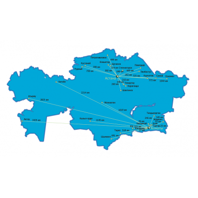 Казахстан NT 2013.5 - карта для навигаторов GARMIN