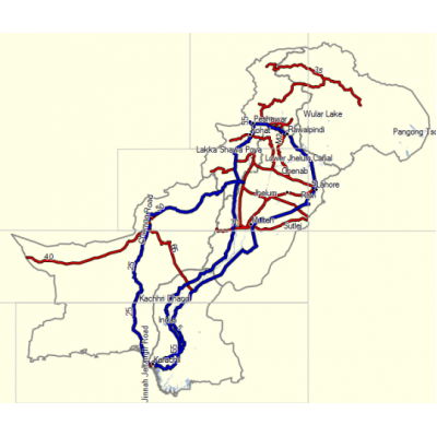 Пакистан v5 - карта для навигаторов GARMIN