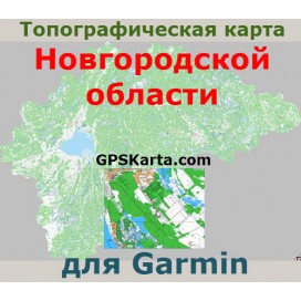 Новгородская область топографическая карта для Garmin v2.0 (IMG)