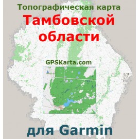 Тамбовская область топографическая карта для Garmin v2.0 (IMG)