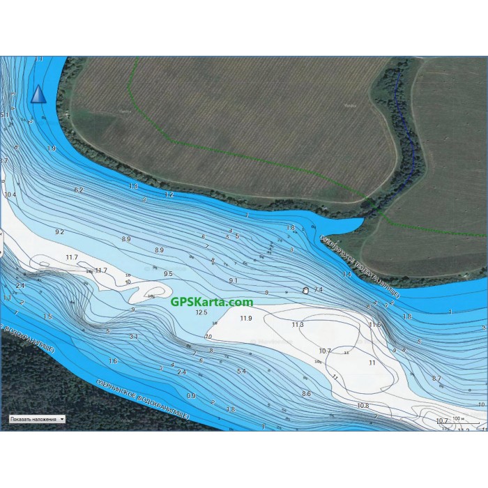 Fellsmere reservoir map - 🧡 Карта глубин Яузского водохранилища HD для And...
