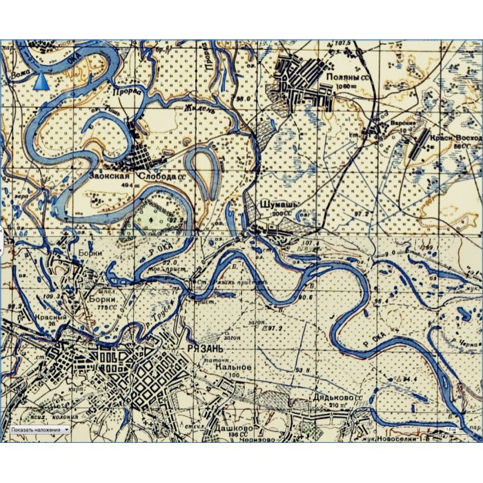Карта Рязанской Области Фото