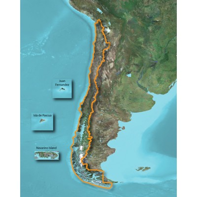 Карта для Garmin - Чили TOPO Chile Deluxe 2015.10