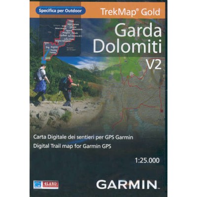 Карта для Garmin - Гарда, Доломитовые Альпы v2
