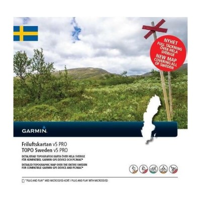 Швеция топография TOPO Sweden v5 PRO для Garmin