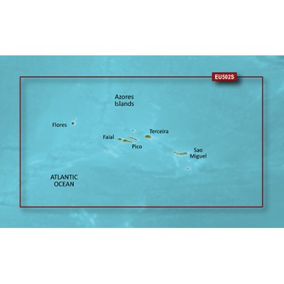Азорские острова VEU502S BlueChart G2 Vision