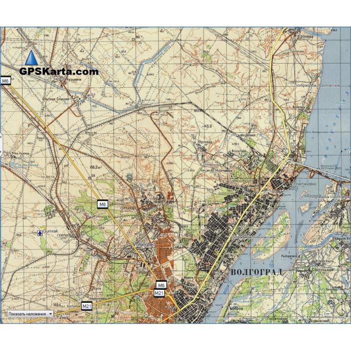 Волгоград карта советского района