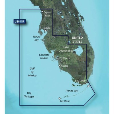 США, Флорида Юго-Запад, Мексиканский залив, Драй-Тортугас VUS011R BlueChart G2 Vision