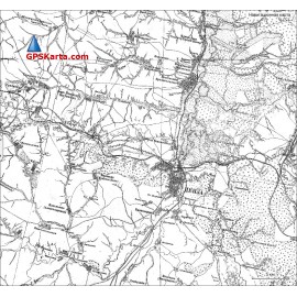 Пензенская область 1870г (Шуберт) старинная топографическая карта для Garmin 