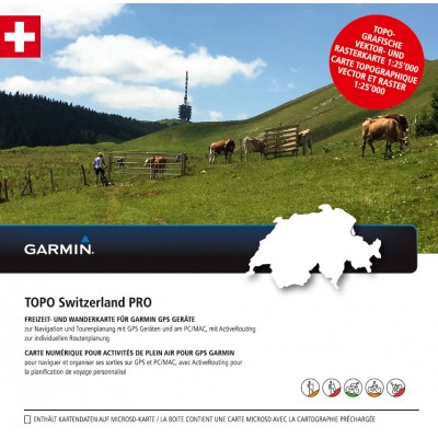 Карта для Garmin Швейцария TOPO Switzerland PRO v4