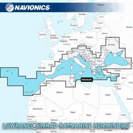 Черное, Азовское, Средиземное море карта глубин для Lowrance / Simrad / Raymarine / Humminbird (Navionics+ EU063L / 43XG )