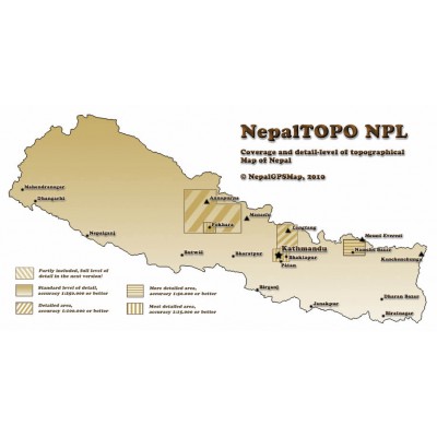 Непал Топографическая карта Garmin 2015