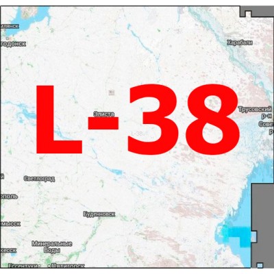 Квадрат L-38 1:25000 (250-метровки)