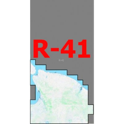 Квадрат R-41 Масштаб 1:50000 (500-метровки)