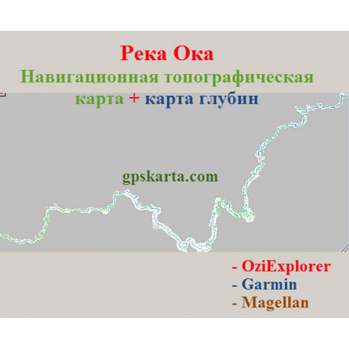 Река ока карта россии