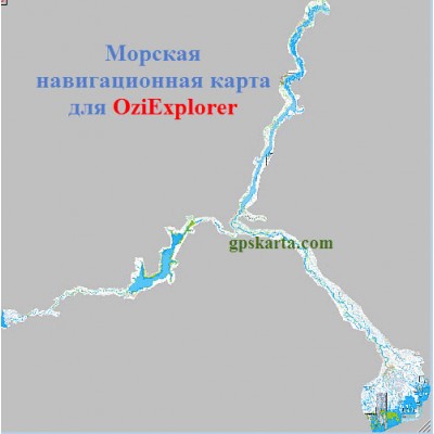 Карта глубин для OziExplorer - Саратов-Астрахань/Волгоград-Азов