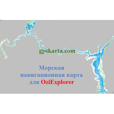 Карта глубин для OziExplorer Ярославль-Заволжье