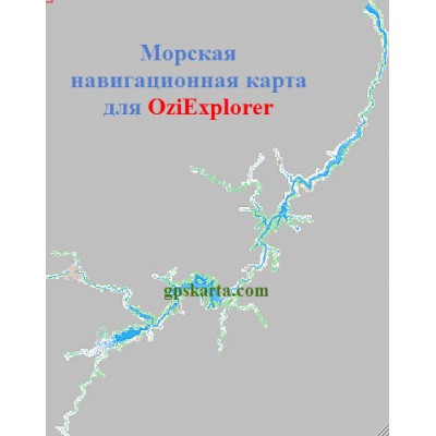 Карта глубин для OziExplorer Тверь-Петраково (Иваньковское, Угличское вдхр)