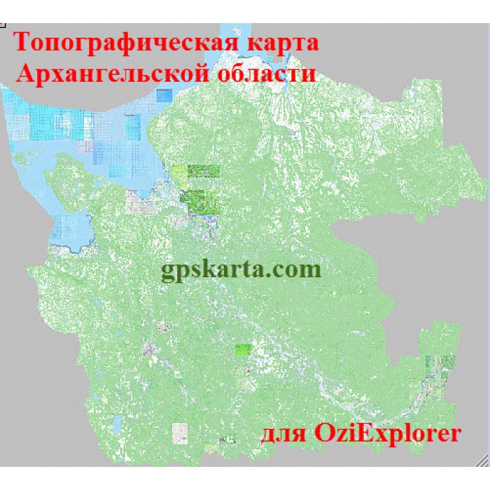 Карта Архангельской Области Фото