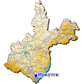 Иркутская область Топографическая Карта для Garmin (JNX)